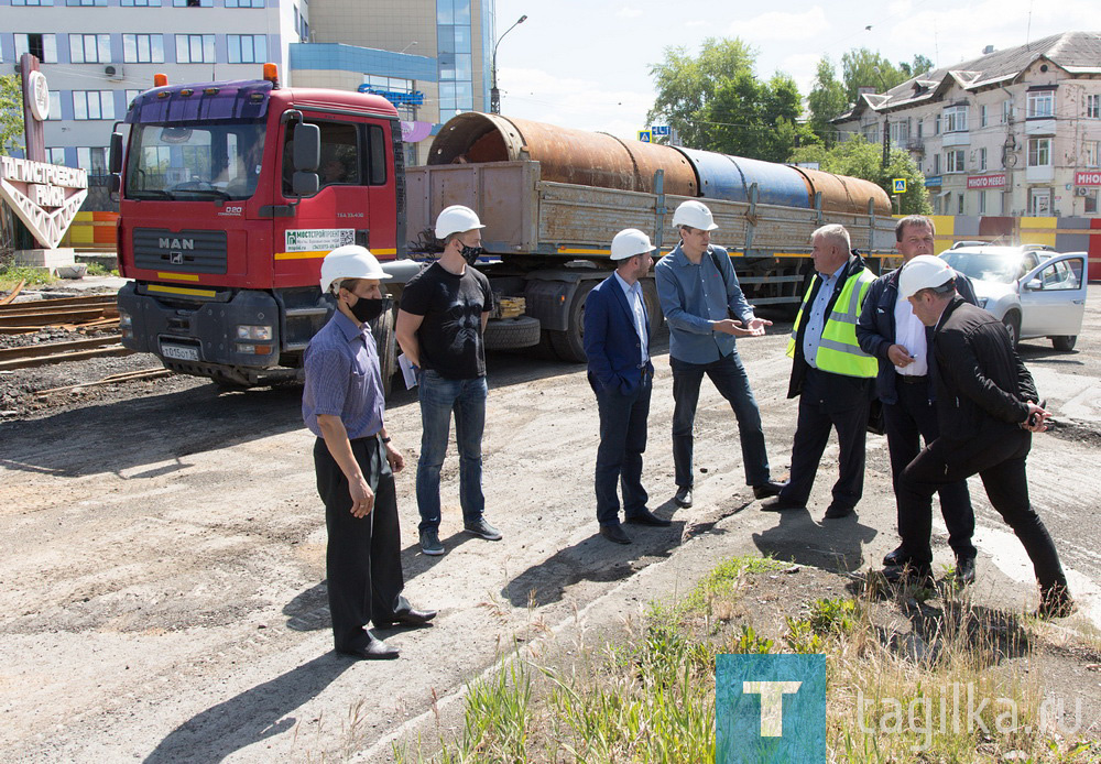 Продолжается реконструкция путепровода на улице Циолковского