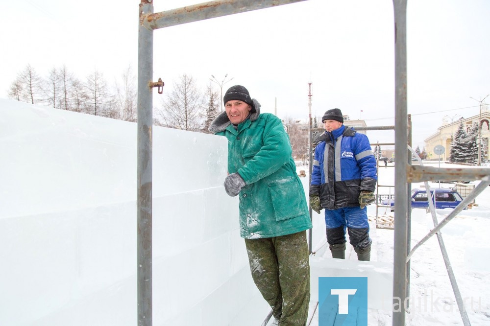 Ледовый городок на Театральной площади. 13.12.2017