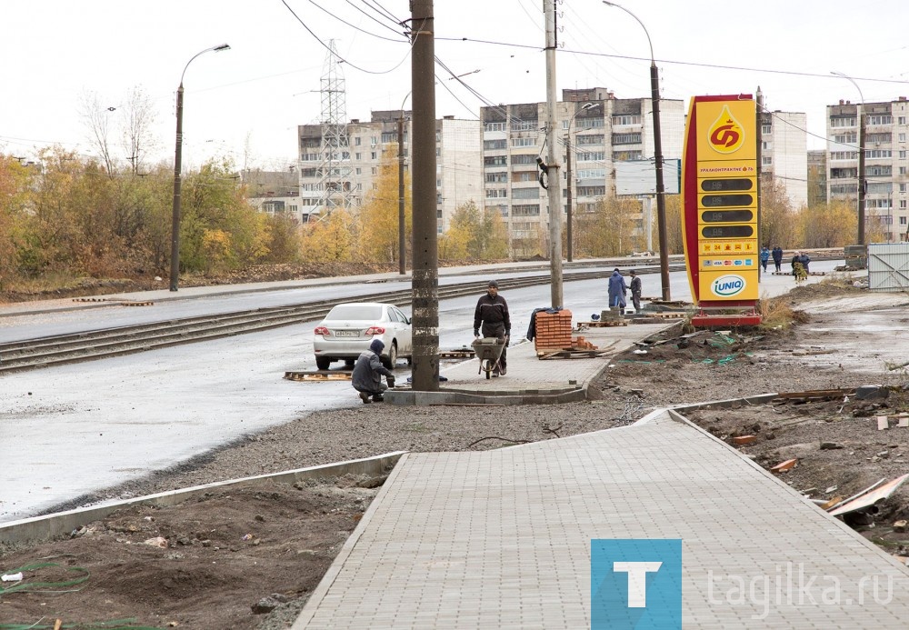 Реконструкция дороги на Космонавтов