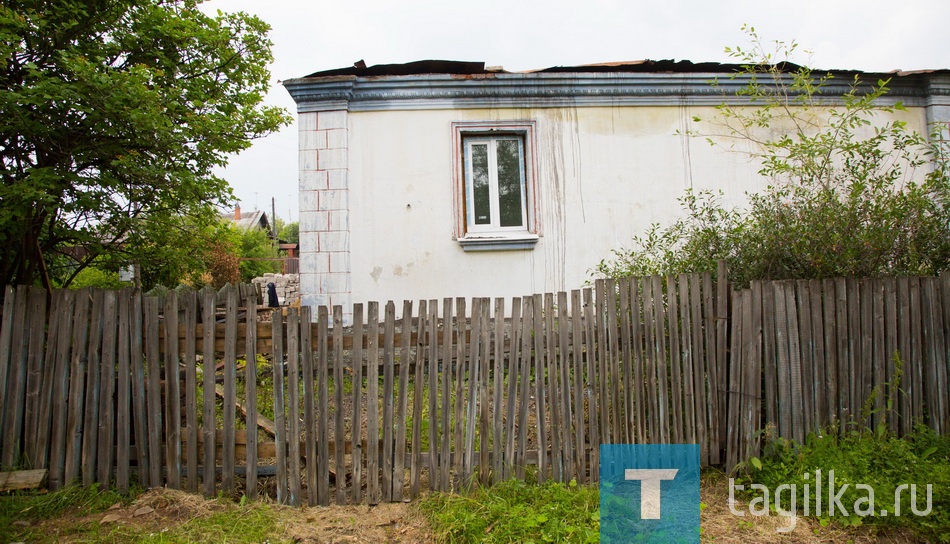 Сгорел дом по ул.Бурщиков.