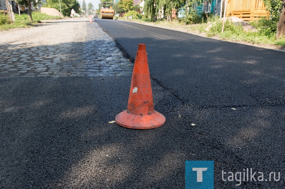 Асфальт на Заречной улице