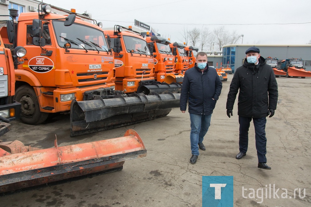 Смотр дорожной техники