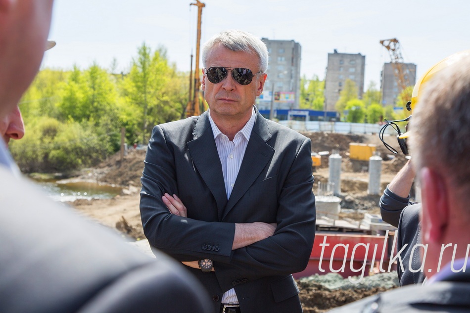 Строительство моста по ул. Фрунзе . 17.05.2016.