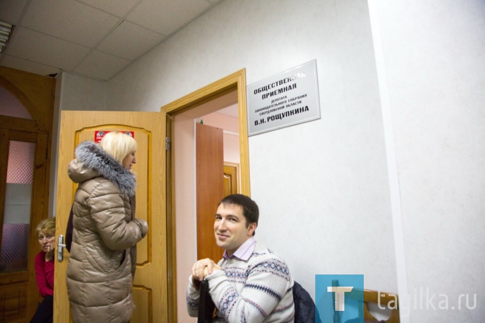 Прием граждан Дзержинского района депутатом Государственной думы России А.В. Балыбердиным.
