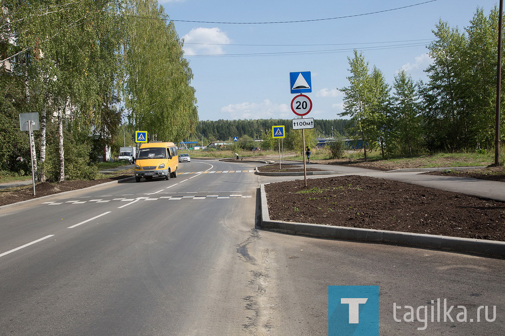 Ремонт дороги на улице Калинина завершен