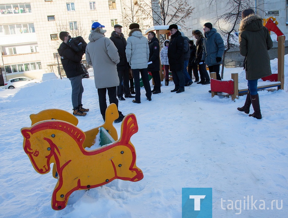  Объезд главой города С. Носовым объектов поселка Старатель