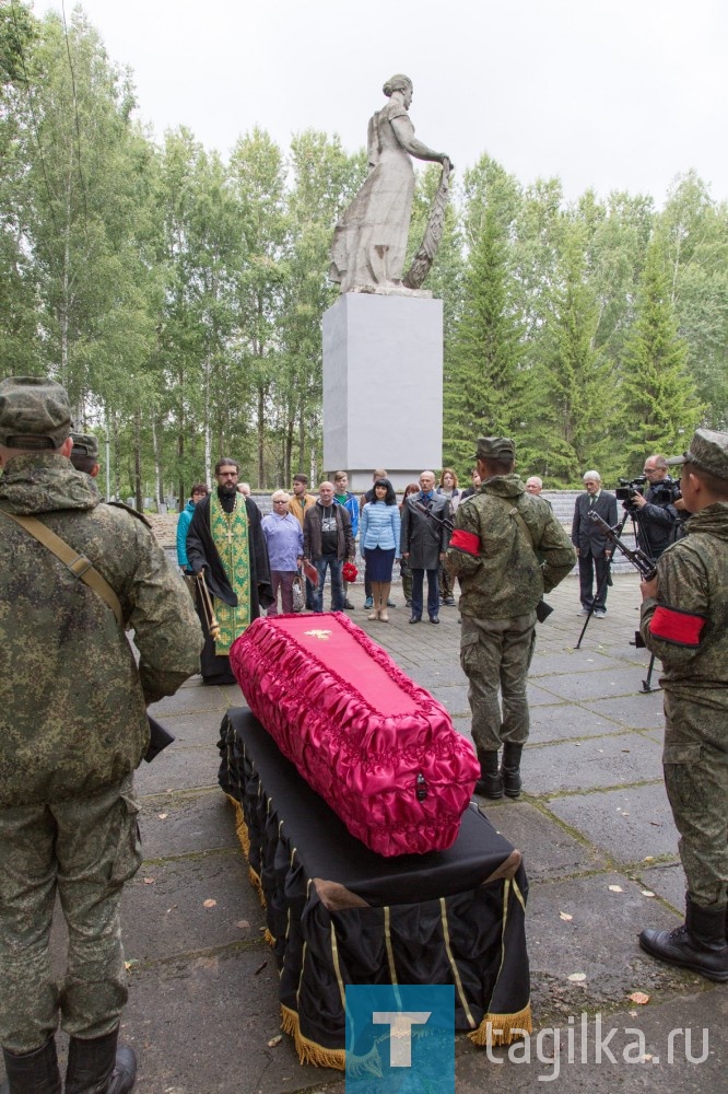 В Нижнем Тагиле перезахоронили останки воина, погибшего в 1942 году