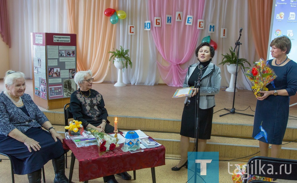 Юбилей И.Г. Белавиной в клубе"Луначарец".