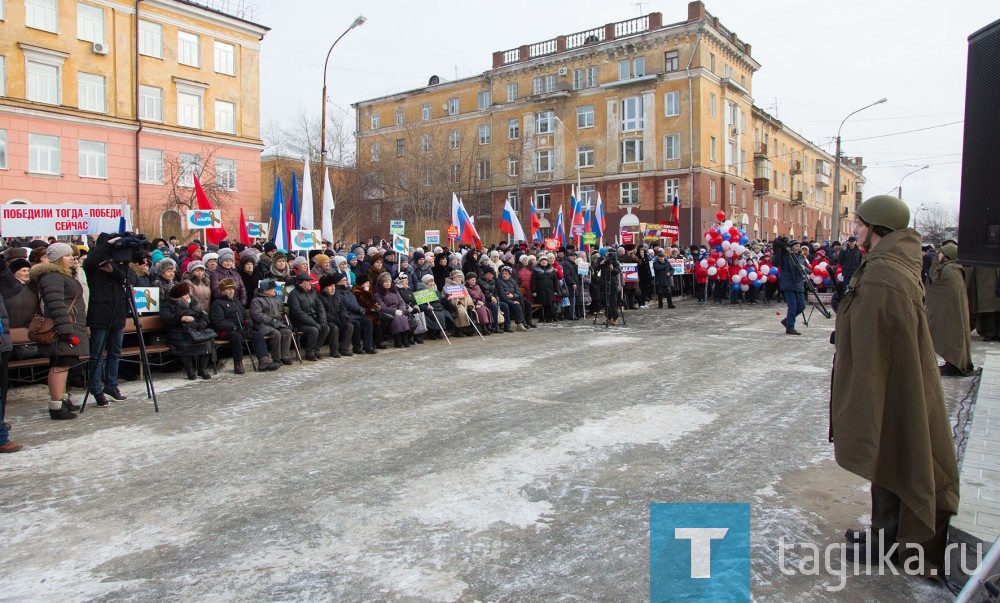 Митинг, посвященный 75-летию победы в Сталинградской битве