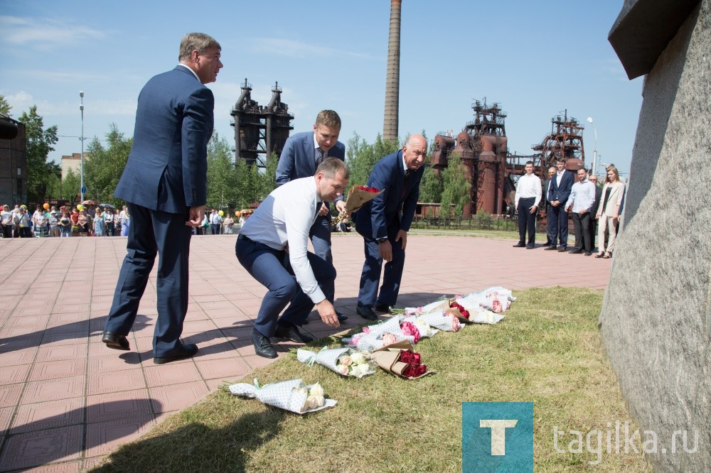 Митинг посвященный Дню металлурга.