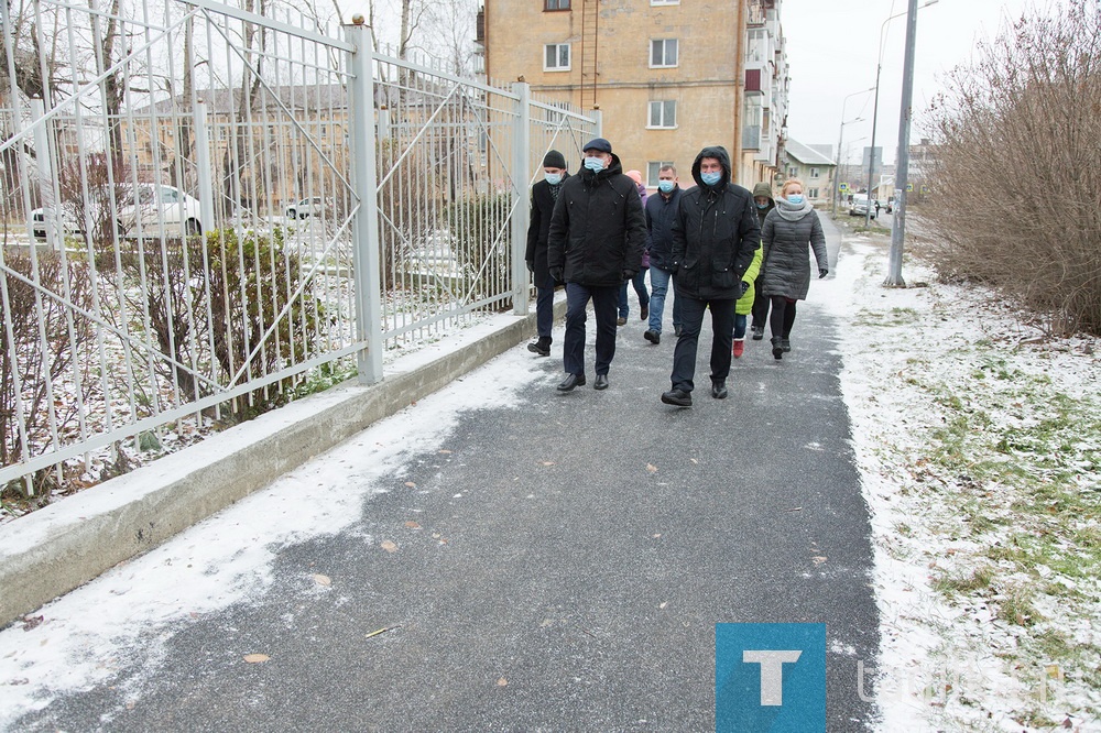 Все силы брошены на тротуары