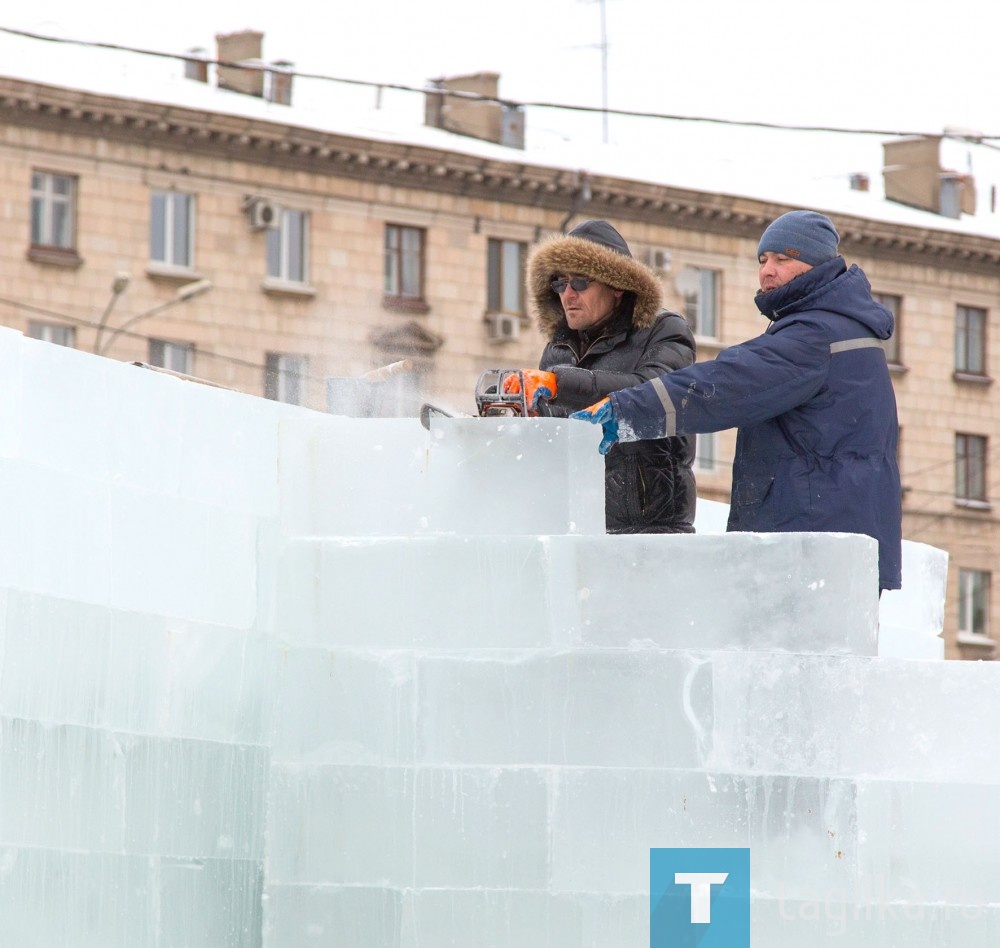 Ледовый городок на Театральной площади. 13.12.2017