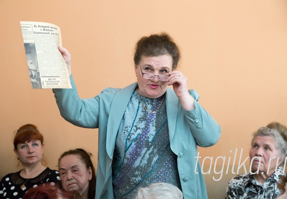 Праздник посвященный 110 летию газеты "Тагильский рабочий" в центре социального обеспечения Ленинского р-на.
