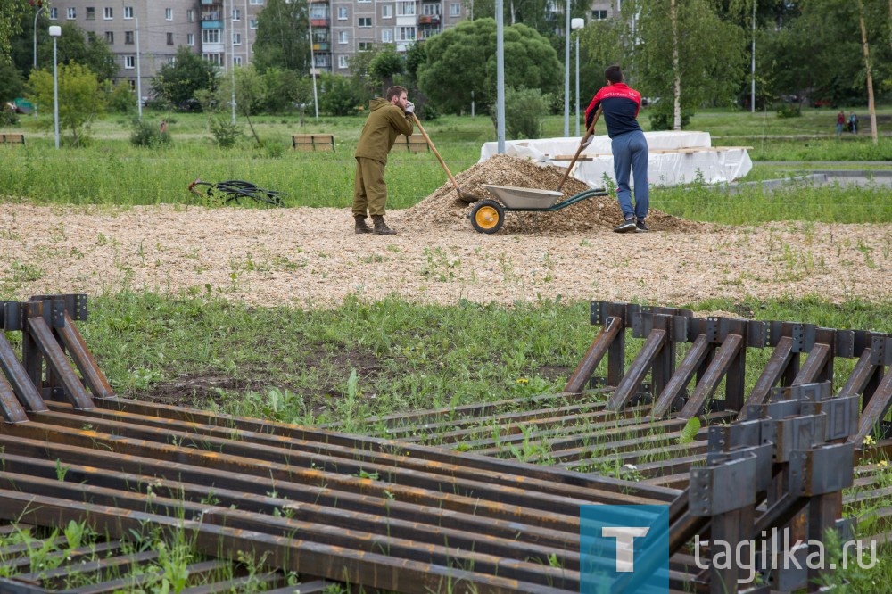 В парке "Народный" появится "Веревочный парк".