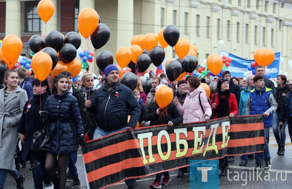 Сегодня Нижний Тагил вместе со всей страной отмечает День Победы