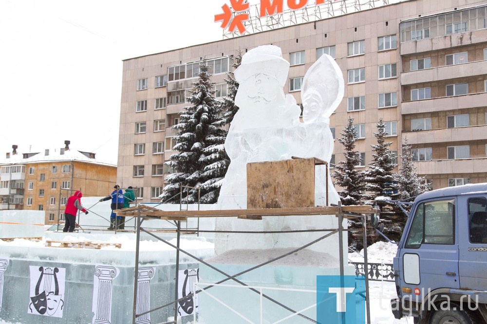 Ледовый городок на Театральной площади. 13.12.2017