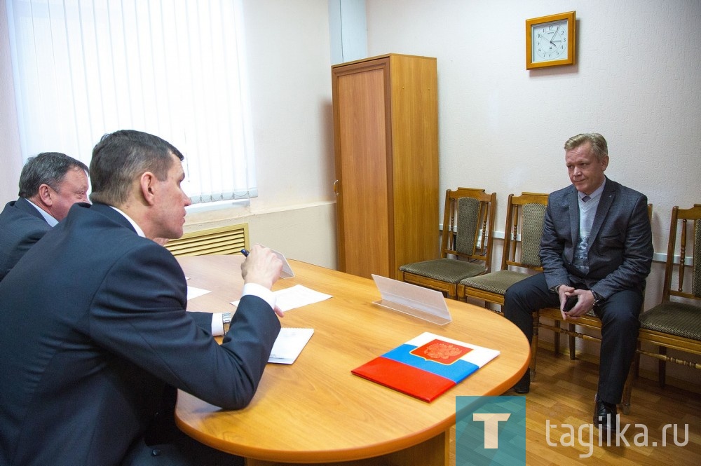 Прием граждан Дзержинского района депутатом Государственной думы России А.В. Балыбердиным.