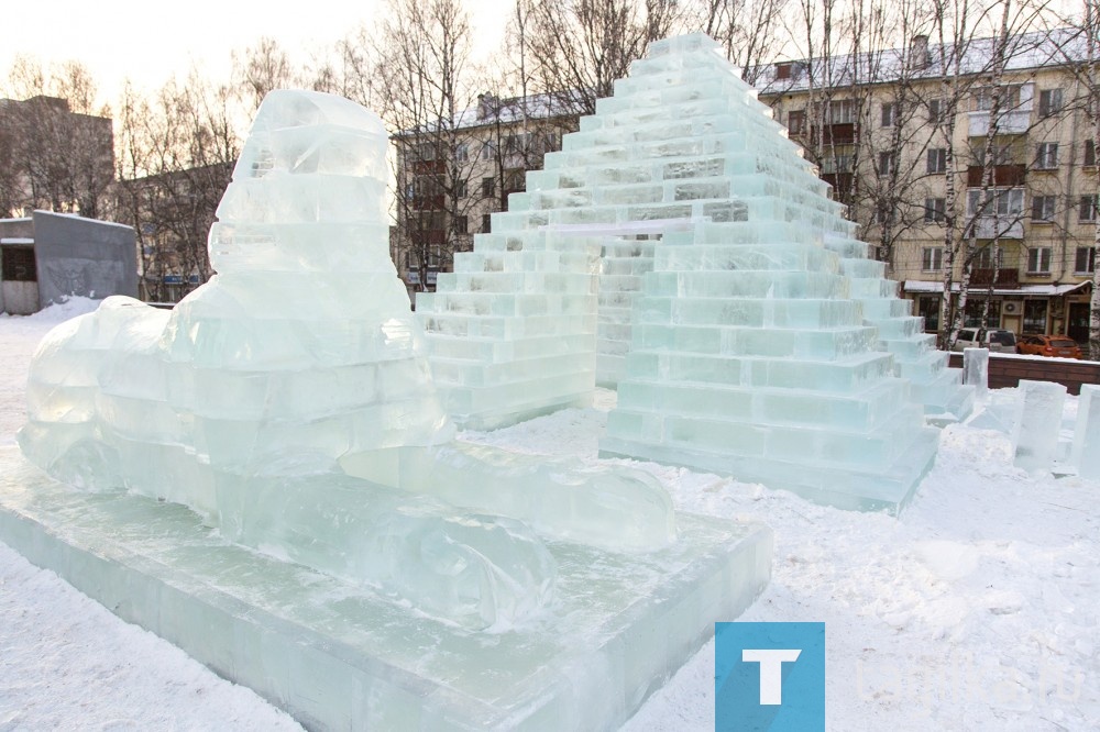 Строительство ледового городка. 12.12.2018.