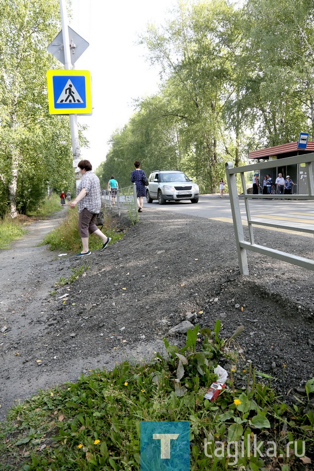 Дорожный тупик на руднике III-го Интернационала.