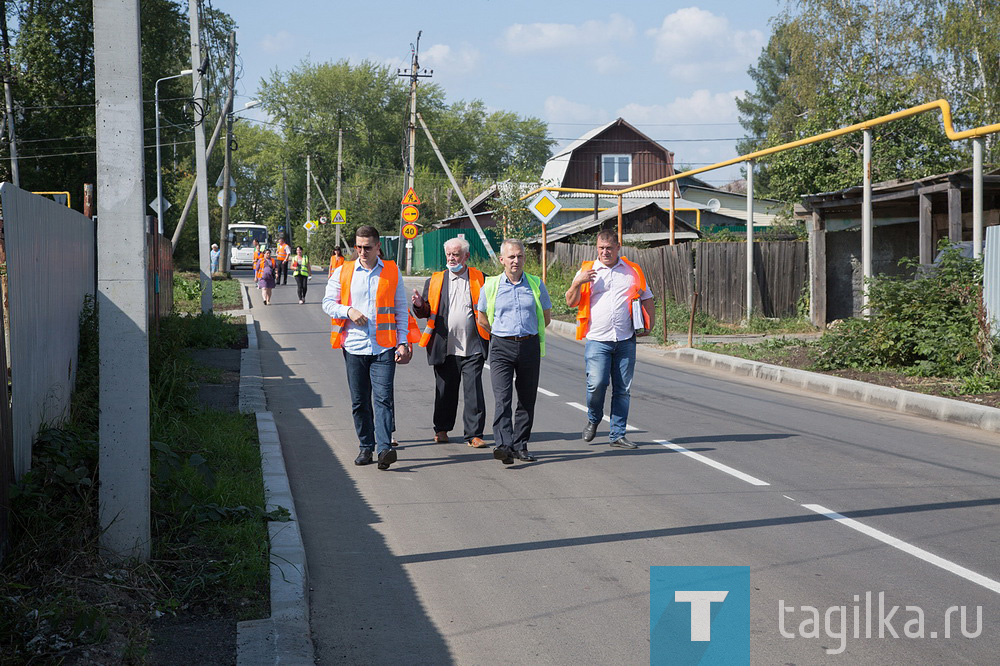 Ремонт дороги на улице Калинина завершен