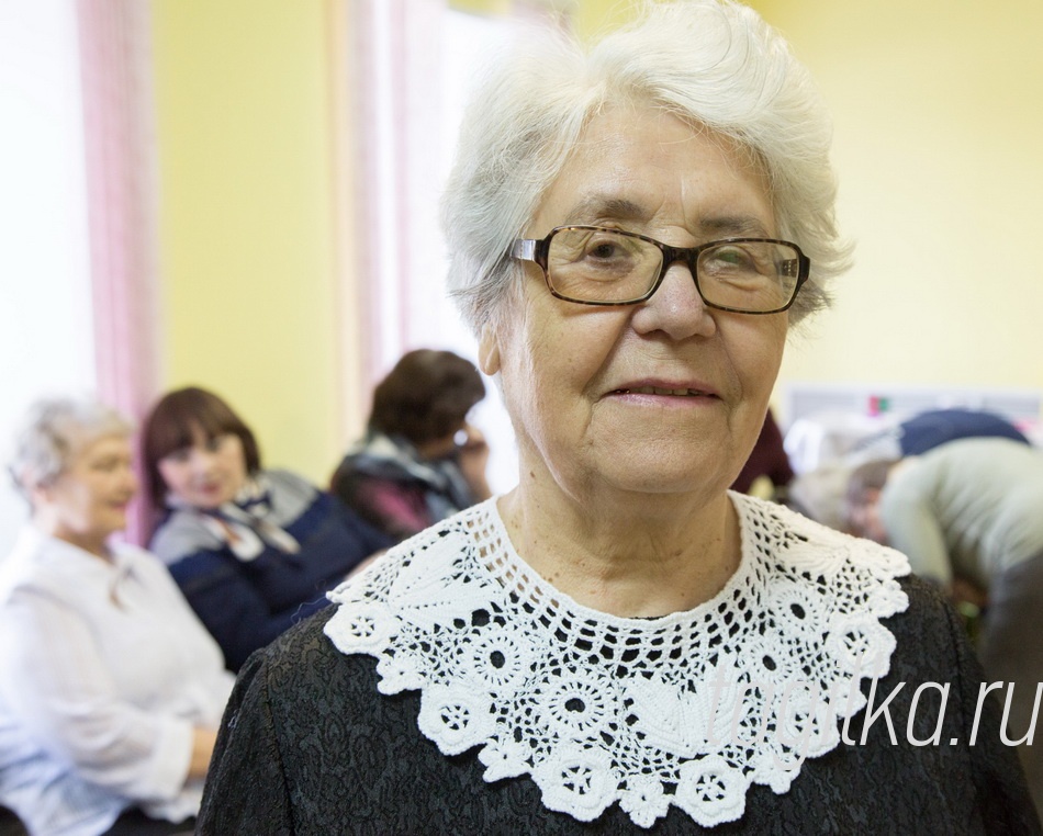 Выставка пенсионеров "Кружева".
