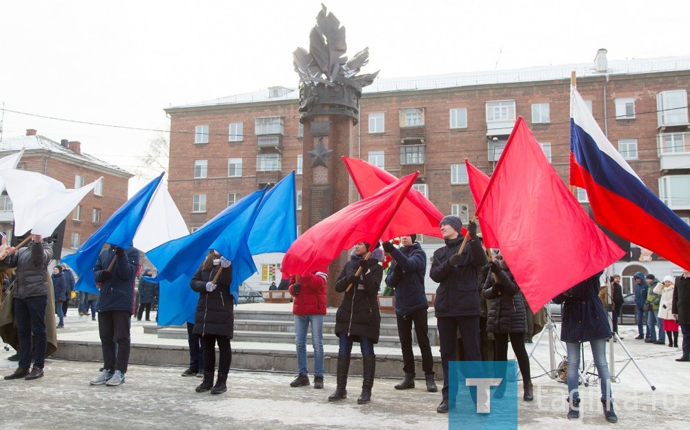 Митинг, посвященный 75-летию победы в Сталинградской битве