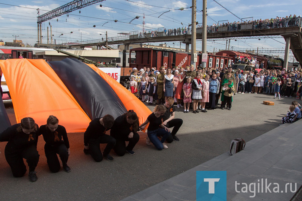 Встреча поезда Победы в Нижнем Тагиле