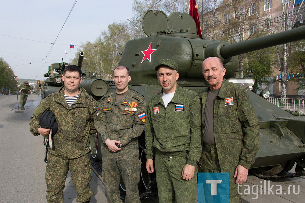 Подготовка военной техники для участия в параде Победы