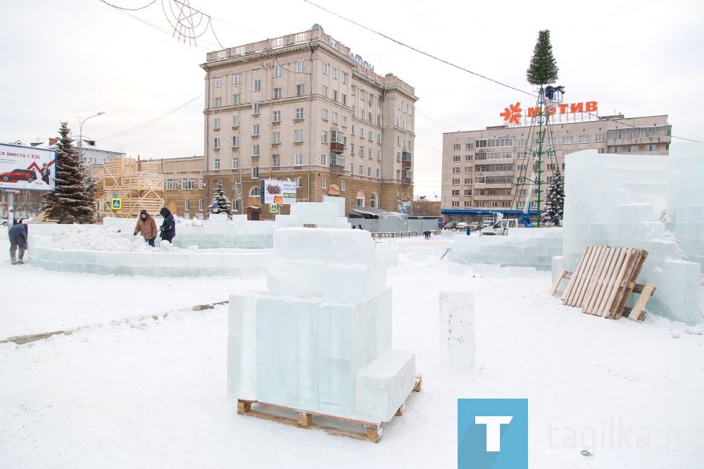 Ледовый городок на Театральной площади. 13.12.2017