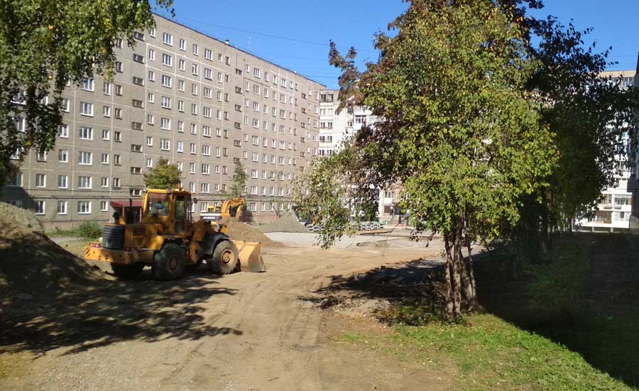 Программа по благоустройству дворов в Нижнем Тагиле  выполнена на 65%