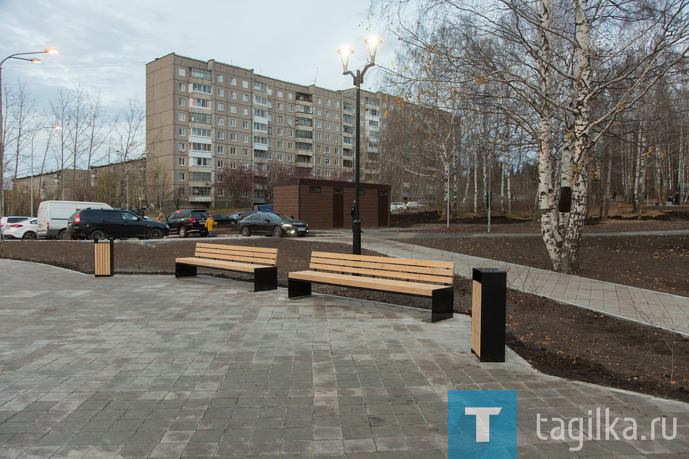 В Дзержинском районе Нижнего Тагила благоустроили две общественные территории