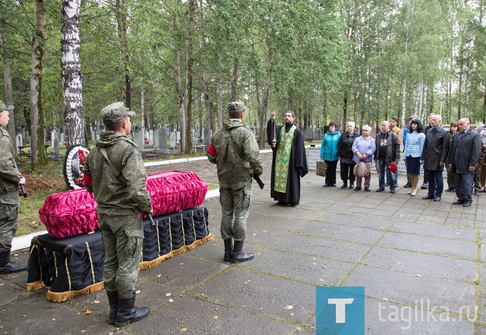 В Нижнем Тагиле перезахоронили останки воина, погибшего в 1942 году