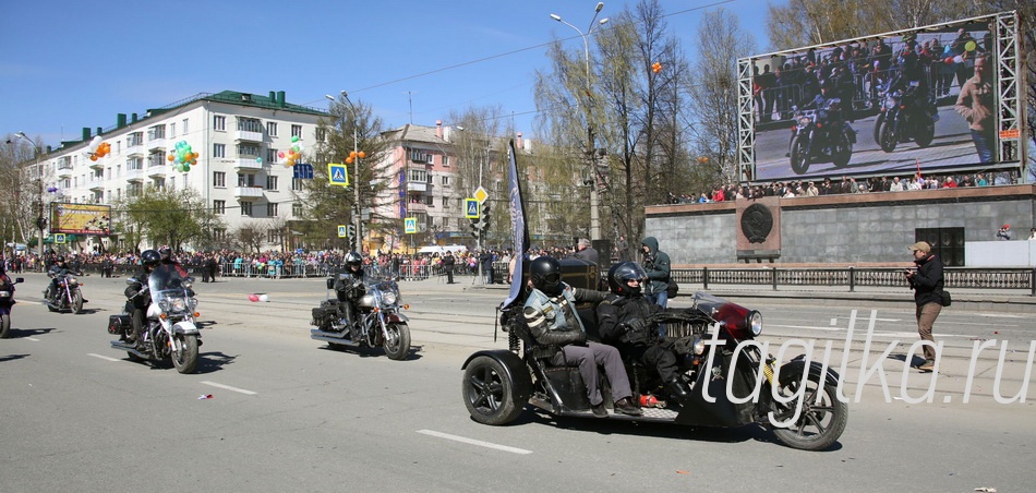 День Победы! Байкеры.