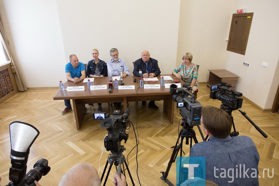 Пресс- конференция театра музыкальной комедии.