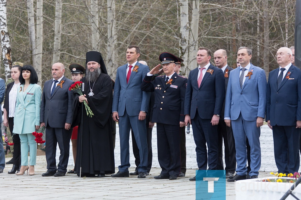 Митинг, посвященный Дню Победы в Великой Отечественной войне 1941-1945 гг. Мемориал Воинской Славы, Рогожино
