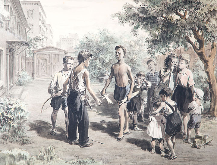Екатерина Гилева. «Не обижай маленьких», 1952.