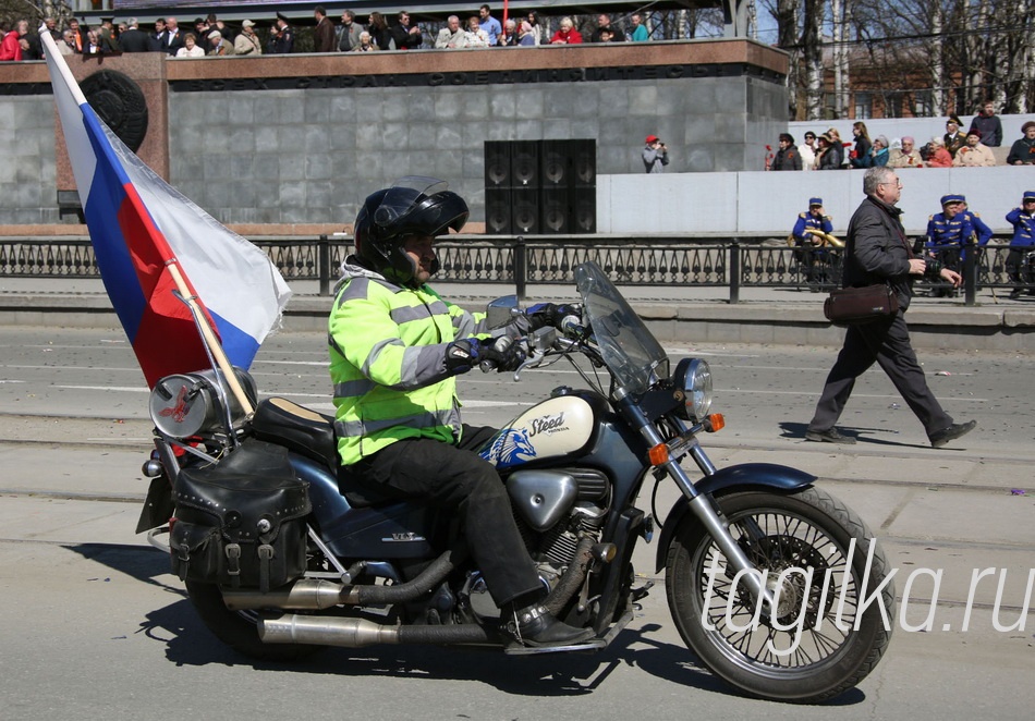 День Победы! Байкеры.