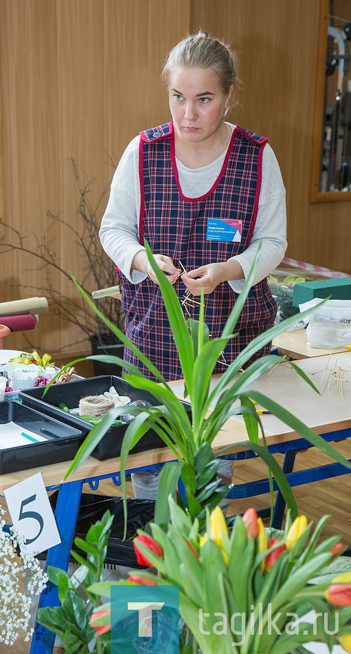  Конкурс в рамках  WorlSkills Russia. Флористика.