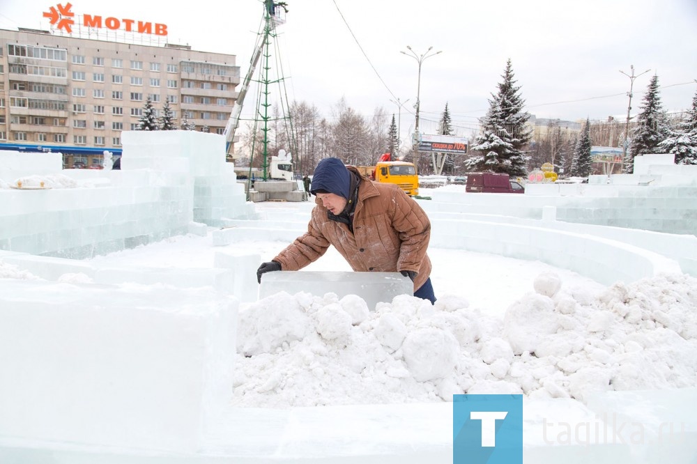 Ледовый городок на Театральной площади. 13.12.2017