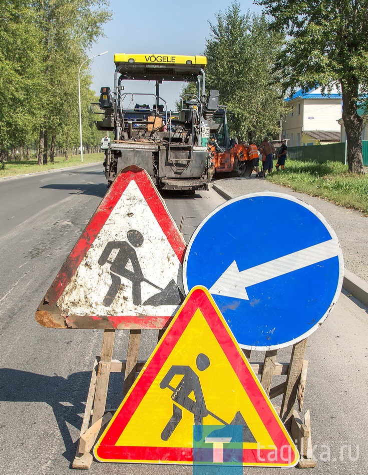 Ремонт дороги на Фестивальной.