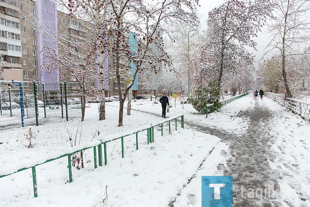 Выпавший снег не добавил проблем жителям Нижнего Тагила