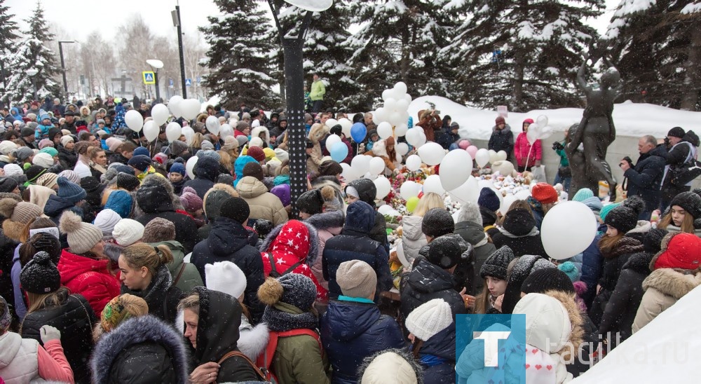  «Минута молчания» в память о погибших на пожаре в Кемерово