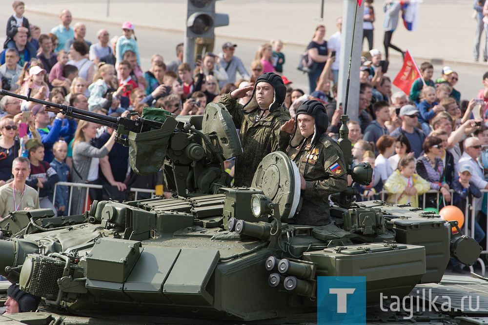 Тагильчане встретили 76-ю годовщину Победы в Великой Отечественной войне