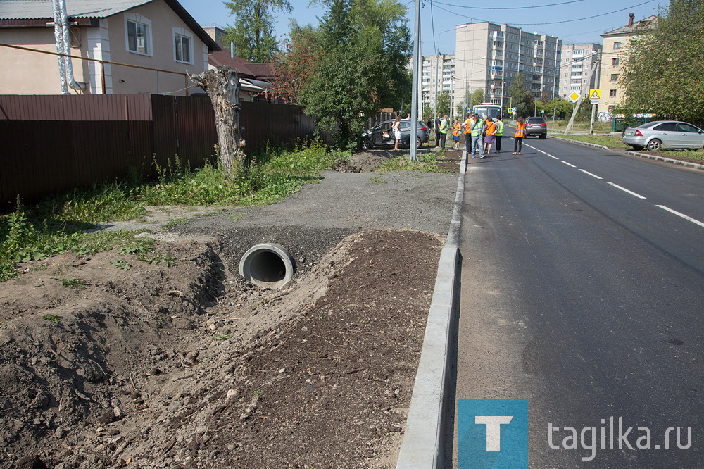 Ремонт дороги на улице Калинина завершен