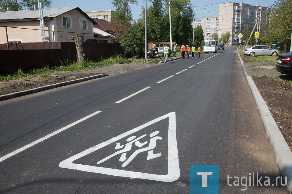 Ремонт дороги на улице Калинина завершен