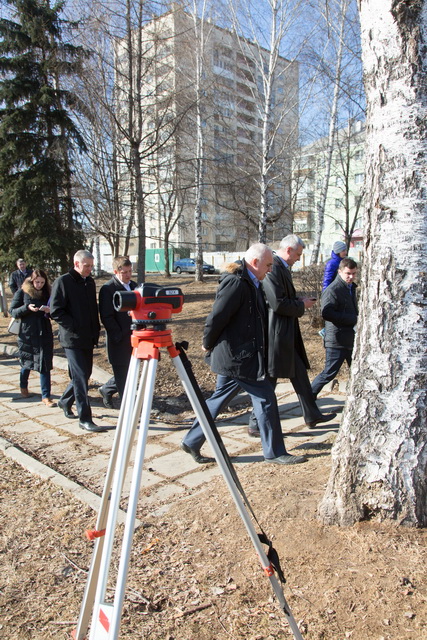 Реконструкция набережной. Проверка хода работ.