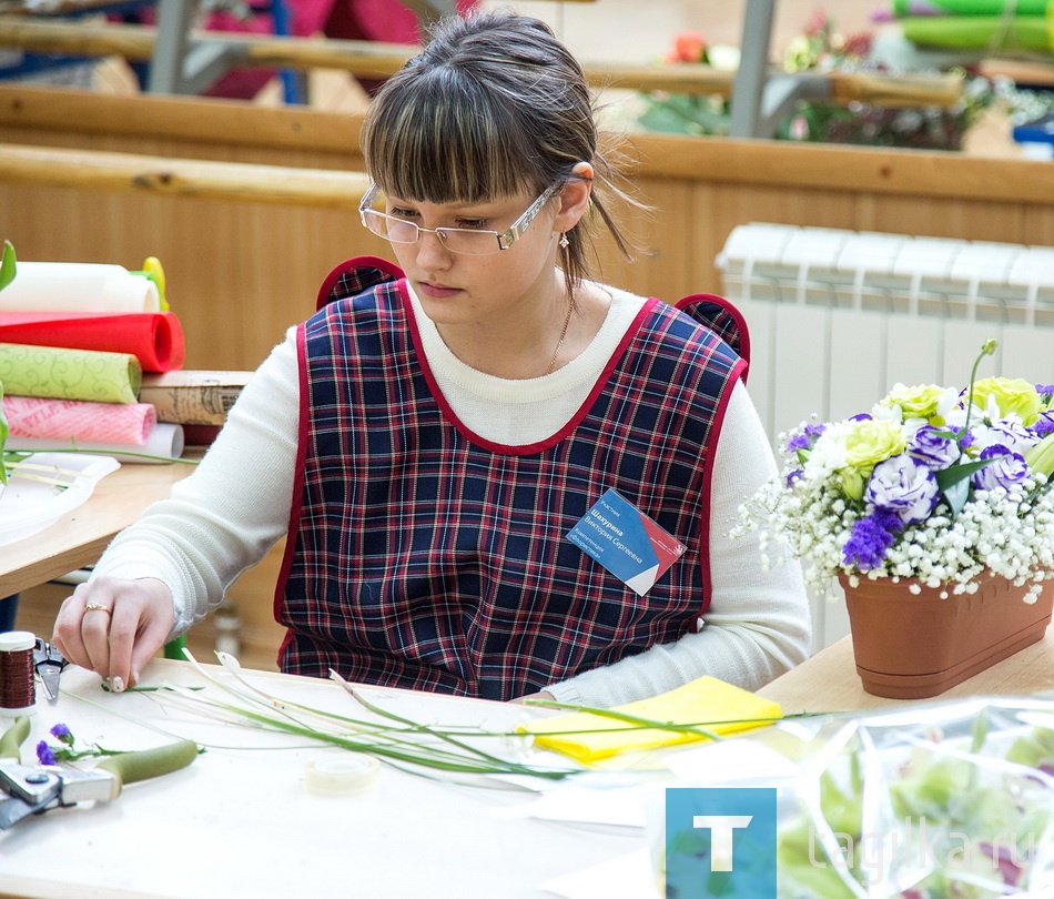  Конкурс в рамках  WorlSkills Russia. Флористика.