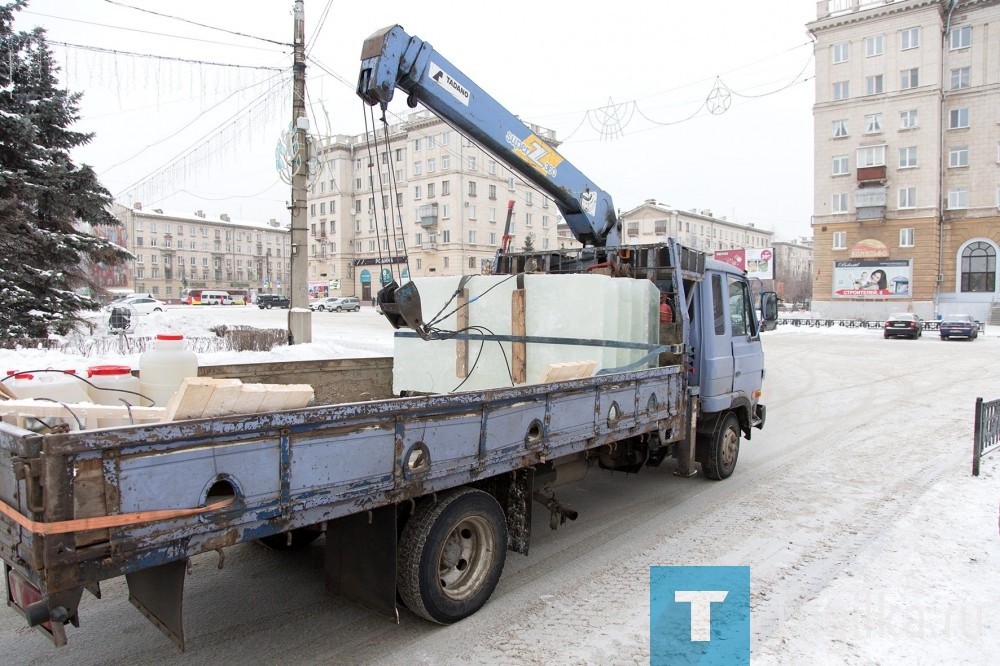 В Нижнем Тагиле начали строить ледовый городок