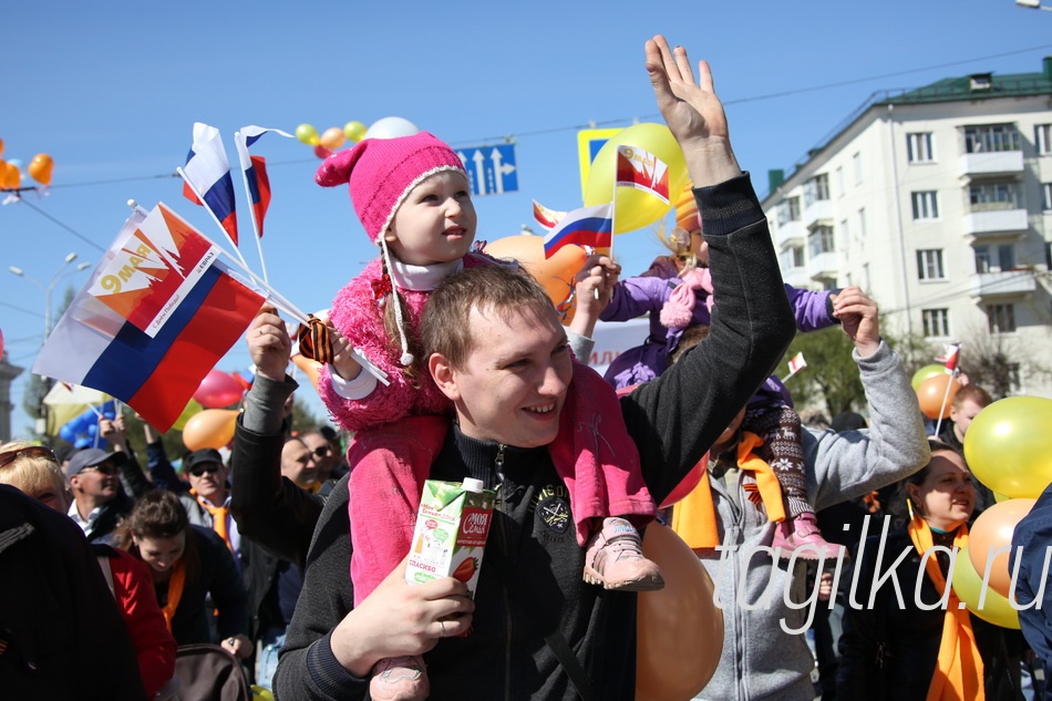 День Победы! Праздничная демонстрация. Продолжение.
