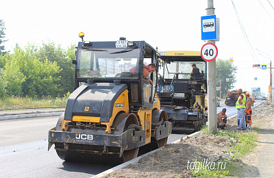 В рамках Всероссийской кампании «Улица Победы» в Нижнем Тагиле отремонтировано свыше 23 тысяч квадратных метров дорожного полотна